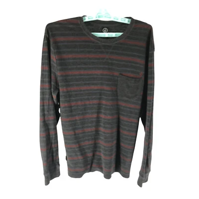 VOLCOM Thermal Long Sleeve Multi Color Sweater Men Size L - Image 1 of 4