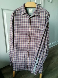 Replay Maestro Check Plaid Shirt XXL Casual Relaxed Utility TB26 - Picture 1 of 5