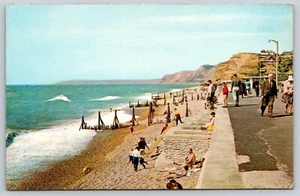 Postcard The Beach and West Cliff West Bay England - Foto 1 di 2