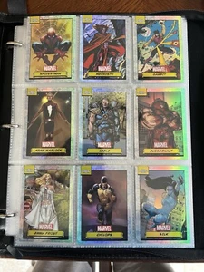 Juego de refractores Marvel cromados Topps 2024 completo con álbum 1-150 - Imagen 1 de 18