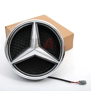 Chrome Grille LED Emblem Light Star Badge For E-CLass W213 E300 E350 2016-2022 - Picture 1 of 8