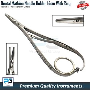 Mathieu Porta Aghi con Manico ad Anello Termostato Pinza Chirurgica Dentale - Foto 1 di 9