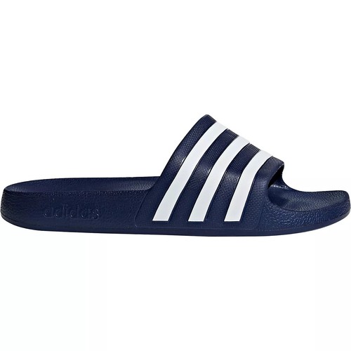 13 sandali da uomo Adidas Adilette Aqua Slides blu scuro schiuma bianca doccia