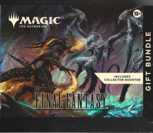 MTG MAGIC FINAL FANTASY 1  BUNDLE GIFT EDITION 9 BOOSTERS +1  COLLECTOR ANGLAIS - Picture 1 of 2