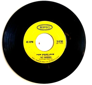 THE YARDBIRDS - For Your Love / Got To Hurry -Vinyl 45rpm 1965 Epic 5-9790 - Picture 1 of 2