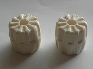 2 x Räder Lego Espace Ice Planet weißes Rad Ref. 6118 / Set 1704 6983 6814 6898 - Bild 1 von 1