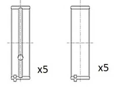 Big End Bearings Main Bearings crankshaft fits for CITROEN PEUGEOT 2.0 2.2 HDI - Image 1 of 4