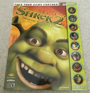 Shrek 2 Video Game Official Strategy Guide Book Brady Games Activision Dreamwork - Picture 1 of 10