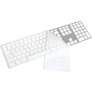 Silicone Keyboard Cover Skin for iMac Wired USB Keyboard with Numeric Keypad ... - Picture 1 of 8