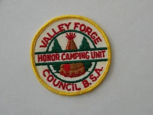 Valley Forge Council BSA Honor Camping Unit Patch Boy Scouts - Picture 1 of 1
