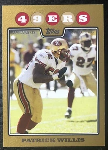 Patrick Willis 2008 Topps Gold Border Short Print #617/2008 San Francisco 49ers - Picture 1 of 4