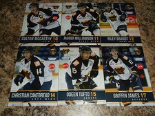 2015-16 RILEY BRANDT VERNON VIPERS BCHL SINGLE PLAYER CARD