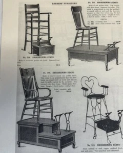 4 Vintage 1930’s Barbershop Shoe Shining Stations Sign/Ad - Bild 1 von 8