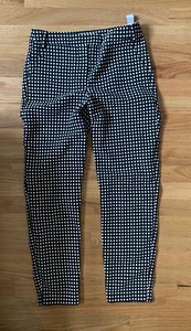 New Abercrombie & Fitch Black & White Polka Dots Pants 2 - Picture 1 of 4