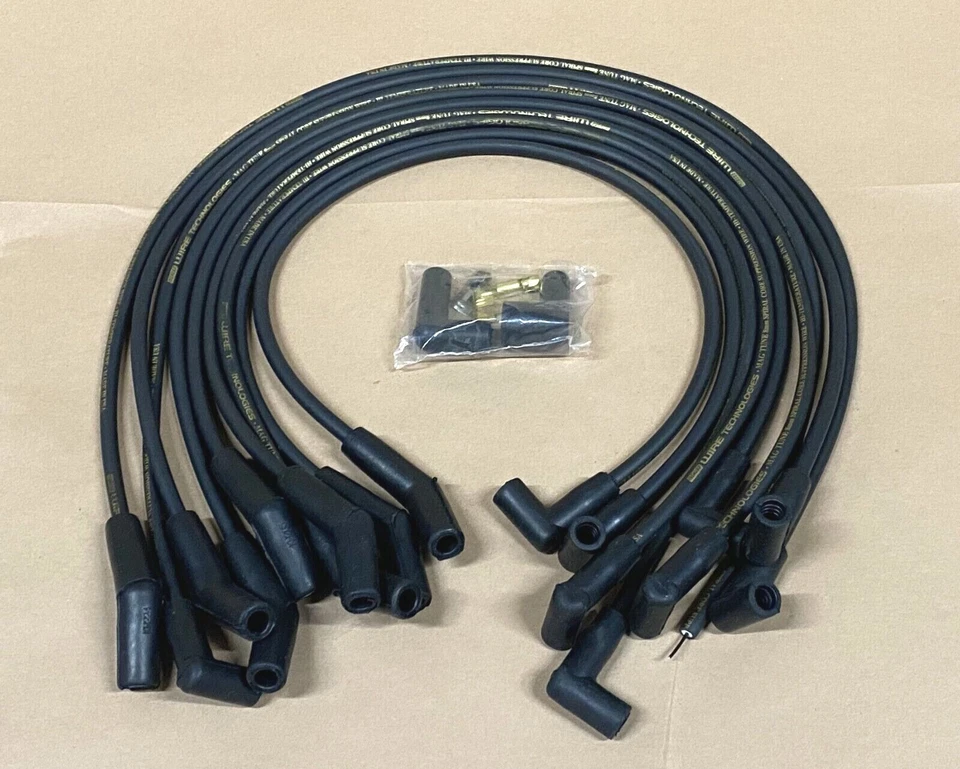 Moroso SBF Ford 302 351 351W 351C 8mm HEI Style Spark Plug Wires 135' Boot NEW - Image 1 of 1