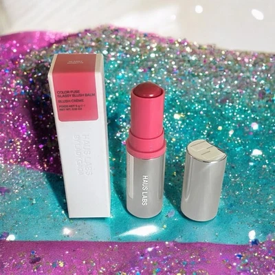 Haus Labs by Lady Gaga Color Fuse Glassy Blush Balm Stick in Glassy Rosette NIB - Image 1 of 4