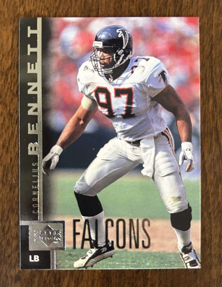 1997 Upper Deck - Cornelius Bennett #163 - Atlanta Falcons - Image 1 of 2