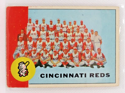 1963 Topps бейсбол - #63 - CINCINNATI REDS - Изображение 1 из 2