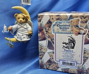 Peluches apreciados ángel sentado en la luna fecha 2000 adorno colgante 706663 - Imagen 1 de 4