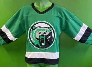 Green Bear Logo #10 L/S Hockey Jersey Youth X-Large - Picture 1 of 6