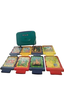 Consola de videojuegos infantil vintage 1994 Sega Pico y 8 juegos sin cables - Imagen 1 de 20