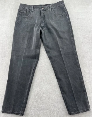 VTG Bugle Boy Company Jeans Mens Sz 34x30 Black USA Y2K Baggy Skater - Image 1 of 4