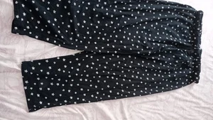 Ladies Next XL Pyjama Bottoms. Black With Stars. Excellent Condition - Picture 1 of 4