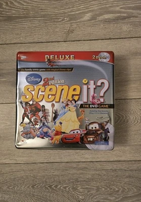 Disney 2nd Edition Scene It? The DVD Family Trivia Game Rare Collectors Tin 2007 - Image 1 of 4