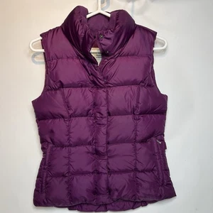 Eddie Bauer Damen XS CirrusLite Gänsedaunen Weste Lila Ärmellos Full Zip - Bild 1 von 21