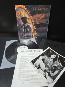 Slaughter Stick It To Ya Lp Vinyl OG 1990 1st Press Shrink/Promo Kit NM- - Picture 1 of 18