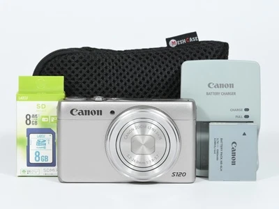 Canon PowerShot S120 Point-and-Shoot 12.1MP Digital Camera w/SD card [Open Box] - Image 1 of 4