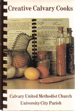 Filadélfia PA 1986 Vintage * Creative Calvário Cozinha Cook Livro Igreja Metodista