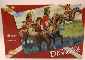 HaT 8033 British Heavy Dragoons 1/72 Plastic Soldiers 48 Pieces In Box Lot B - Picture 1 of 5
