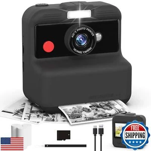 Kids Camera Instant Print, 3.0 Inch Screen Kids Instant Cameras Print Photos, - Picture 1 of 5