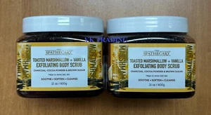 (2-Pk) THE SPATHECARY ~ TOASTED MARSHMALLOW + VANILLA EXFOLIATING BODY SCRUB - Picture 1 of 4