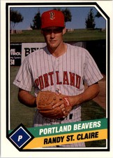 1989 Portland Beavers CMC #11 Randy St. Claire