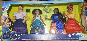 Juego de 4 muñecas de juguete Hermanas Mirabel, Isabela Luisa y Dolores Disney Encanto - Imagen 1 de 2