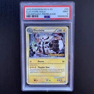 ELECTIVIRE 20/162 | PSA 9 | Triumphant Pre Release Graded Pokemon Card - Picture 1 of 3