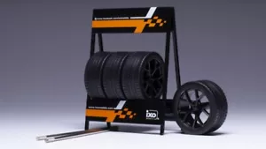 Modellino Ixo SET 4 RUOTE GOMME scala 1:18 WHEELS RS3 modellismo da collezione - Imagen 1 de 1