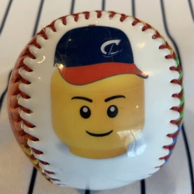 Columbus Clippers Lego Hombre Lego Panel Recuerdo Pelota de Béisbol Foto 1 de 4