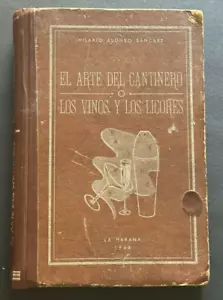 1948 El Arte Del Cantinero Hilario Alonso Kuba Vintage Barkeeper Cocktailbuch - Bild 1 von 24