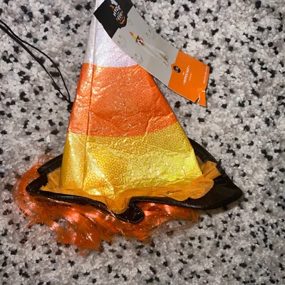 Hyde and EEK Mascota SOMBRERO BRUJA CARAMELO MAÍZ Disfraz Tallas XXS/XS S/M L/XL Nuevo con Etiquetas Foto 1 de 3