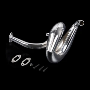 Panlong Auspuffrohr 71CC Motor Silber für 1/5 HPI BAJA RV KM 5B 5T Rc - Bild 1 von 7