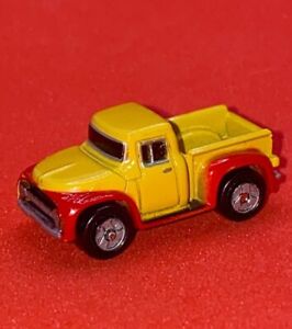 Vintage Micro Machines '56 Ford Pickup Yellow/Red 1987 Galoob