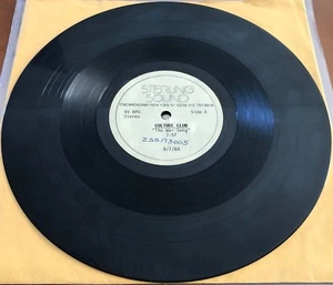 CULTURE CLUB "The War Song" RARE US 10" ACETATE DJ PROMO SINGLE - Sterling Sound - Bild 1 von 6