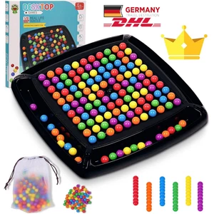 120 Bälle Elimination Brettspiel,Schachbrett Doppelduell Kugeln,Intellektuelles - Bild 1 von 14