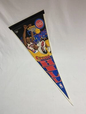 Grant Hill - 1990's Player Pennant - Detroit Pistons - 30in - Great Collectible - Image 1 of 4