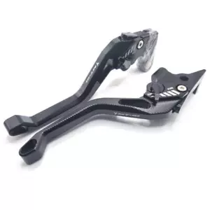 Palancas de freno y embrague ajustables cortas negras Yamaha MT-10 SP / MT-10 2016-2021 - Imagen 1 de 4