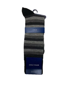 COLE HAAN Men's 1 Pair Multicolor Crew Dress Socks Sz 7-12 NWT - Picture 1 of 2