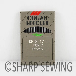 ORGAN 10 135X17PD #23 TITANIUM (GOLD) NEEDLES DPX17 WALKING FOOT SEWING MACHINE - Picture 1 of 1